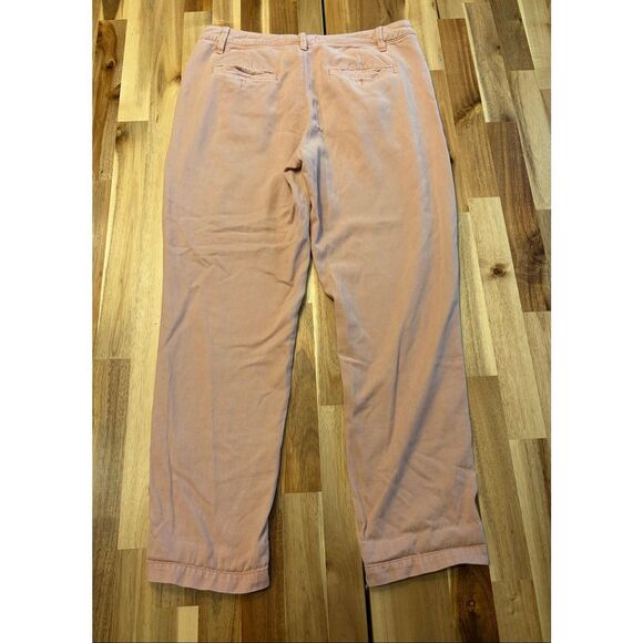 Anthropologie Pink Lyocell Scout Tapered Slim Pants - Picture 3 of 5